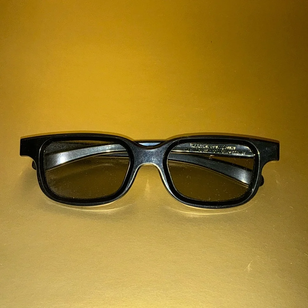 3D Black Glasses